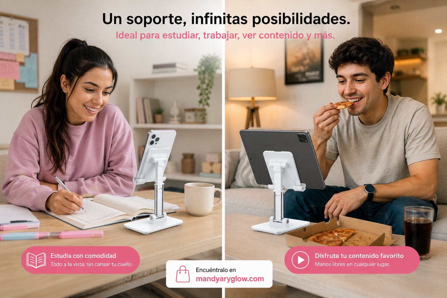 Soporte de Escritorio para Teléfono y Tablet