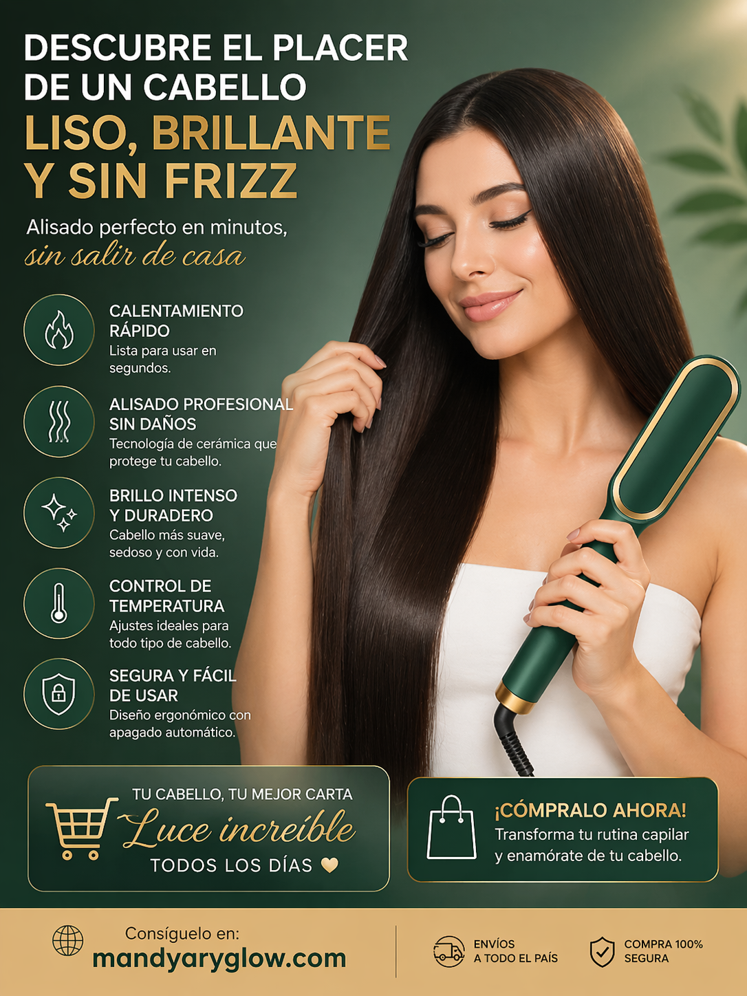Alisador de Cabello Profesional