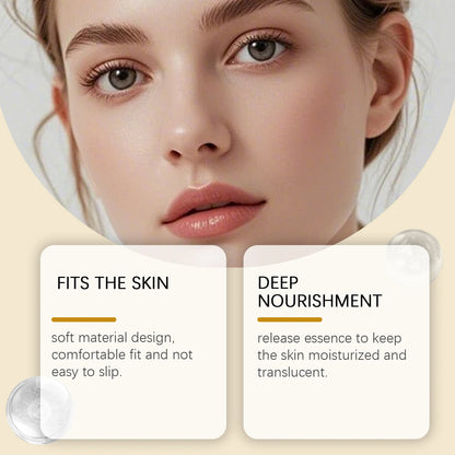 Parches de colágeno absorbentes para el rostro