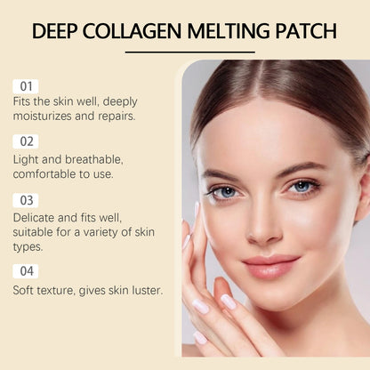 Parches de colágeno absorbentes para el rostro