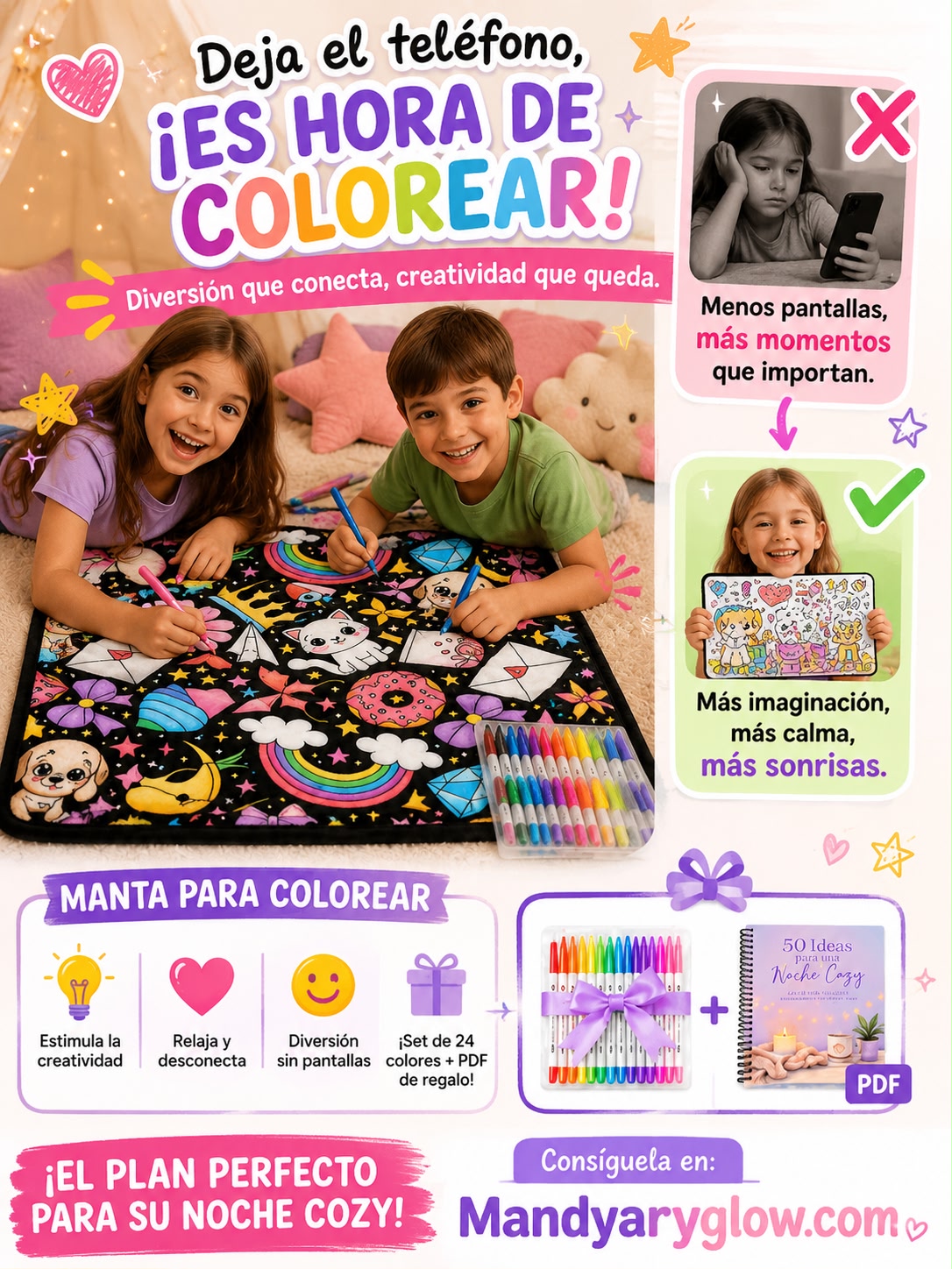 Manta divertida para toda la familia