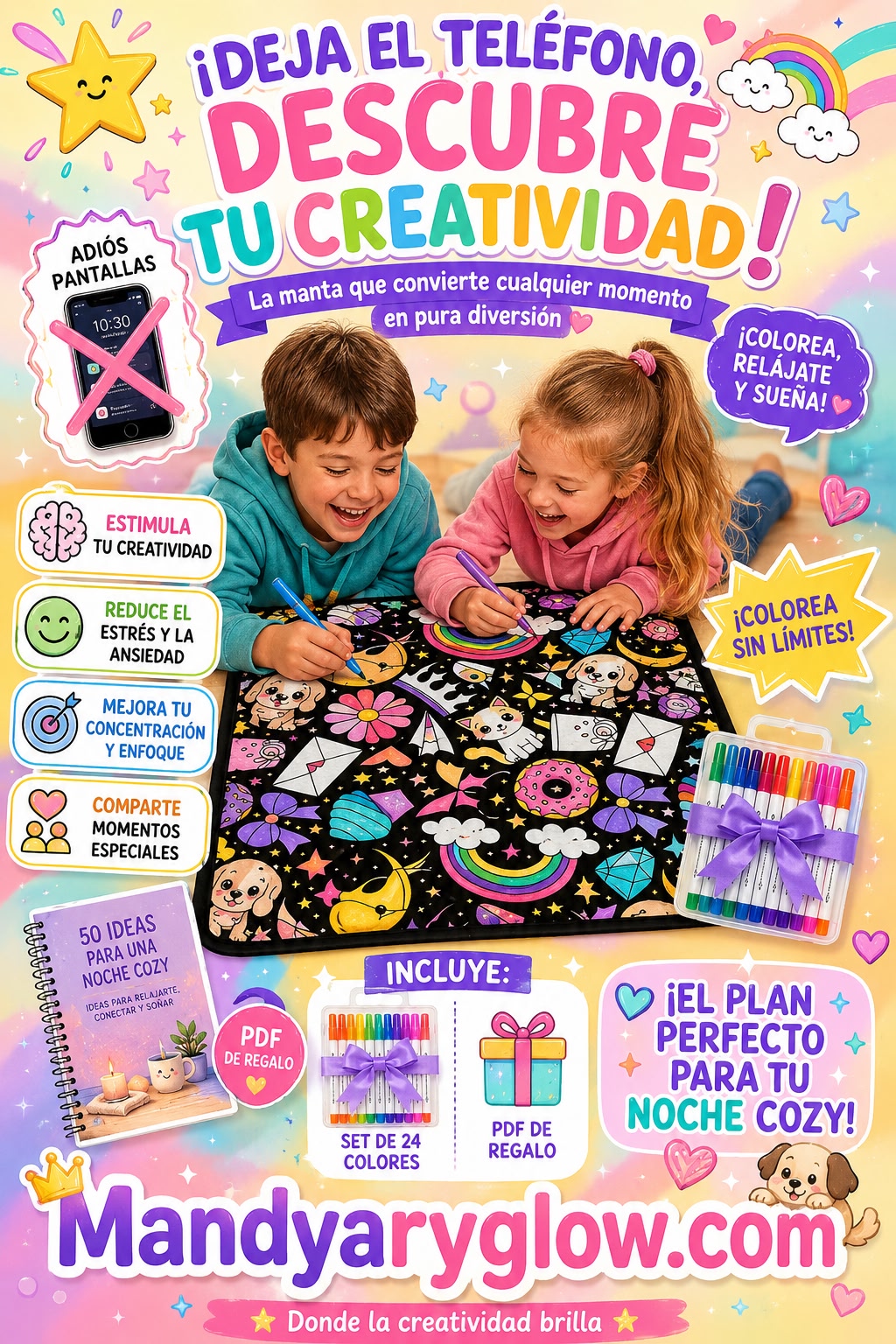 Manta divertida para toda la familia