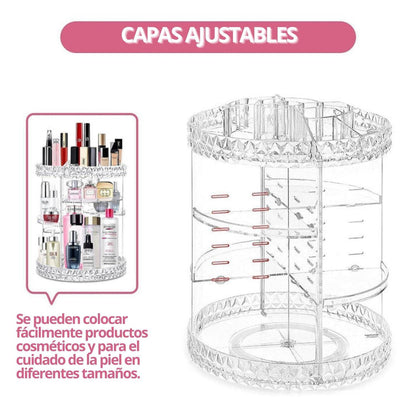 ORGANIZADOR DE MAQUILLAJE 360 ORDEN